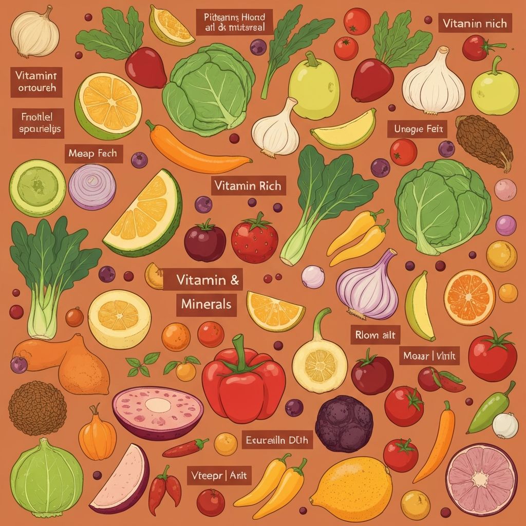 Essential vitamins and minerals